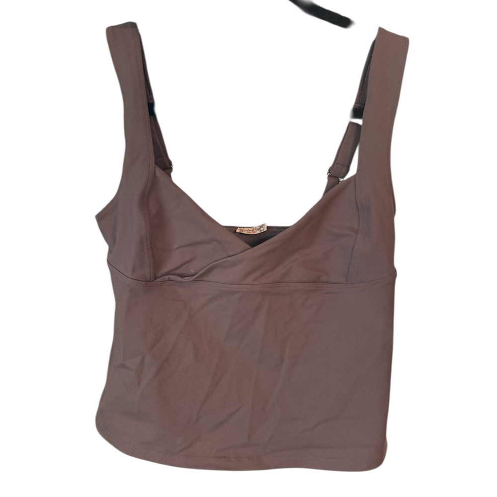 Intimately Free People Icon Cami Tank Top Brown Color, size Medium